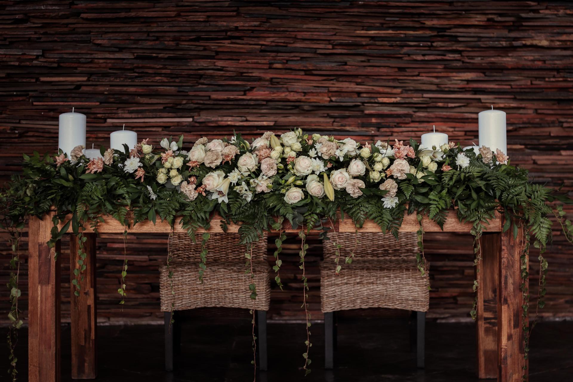 Bride and Groom Table Bride and Groom Table